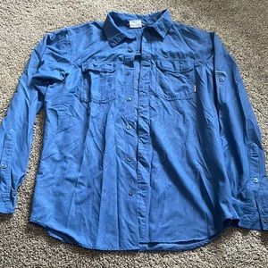 Columbia Button Down Omni- Wick Long Sleeve